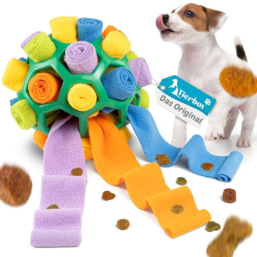 Tierbox Premium Hundeschnüffelball – Innovatives Intelligenz- und Schnüffelspielzeug – Förderung von Agilität und Intelligenz – Langlebig & Sicher - Hundetraining für alle Hunderassen (Kaktus-Grün) von Tierbox