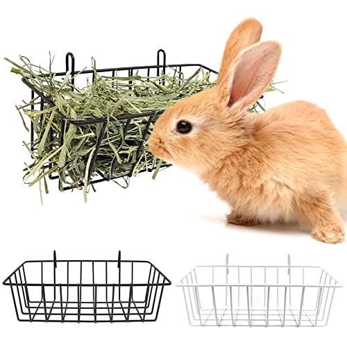 TiereCare Kaninchen-Heu-Futterspender – 2 Stück langlebiges Metallgestell Heuhalter für Meerschweinchen, Kleintiere, Grasregal für Hasen, Chinchilla-Käfig, reduziert Unordnung, 22,9 x 10,2 x 7,6 cm TiereCare Kaninchen-Heu-Futterspender – 2 Stück langlebiges Metallgestell Heuhalter für Meerschweinchen, Kleintiere, Grasregal für Hasen, Chinchilla-Käfig, reduziert Unordnung, 22,9 x 10,2 x 7,6 cm von Tierecare