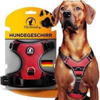 Tierhood Hundegeschirr rot S von Tierhood