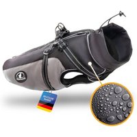 Tierhood Hunderegenmantel grau M von Tierhood