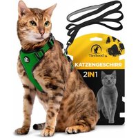 Tierhood Katzengeschirr mit Leine grün S Tierhood Katzengeschirr mit Leine grün S von Tierhood