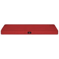 Tierlando ® ALICE VISCO Orthopädische Hundematte dunkelrot 1 m, 9 cm, 80 cm von Tierlando