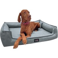 Tierlando ® Orthopädisches Hundebett GUSTAV SCANDI CHIC Große Hunde XL Hundesofa von Tierlando