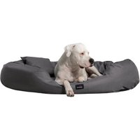 Tierlando ARES VISCO Polyester - Orthopädisches Hundebett schwarz/ graphit 1,25 m, 30 cm, 1,05 m von Tierlando