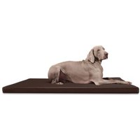 Tierlando CARLOS Ortho-Medic - Orthopädische Hundematte braun 1 m, 6 cm, 80 cm von Tierlando