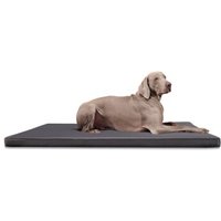 Tierlando CARLOS Ortho-Medic - Orthopädische Hundematte schwarz/ graphit 1,2 m, 6 cm, 90 cm von Tierlando