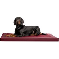 Tierlando CARLOS Velours-Kunstleder Hundematratze dunkelrot 1,2 m, 6 cm, 90 cm Tierlando CARLOS Velours-Kunstleder Hundematratze dunkelrot 1,2 m, 6 cm, 90 cm von Tierlando
