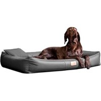Tierlando CLIFFORD LATEX - Orthopädische Hundematratze schwarz/ graphit 85 cm, 16 cm, 60 cm von Tierlando
