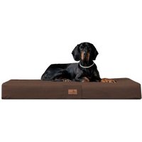 Tierlando FLOKI ORTHO PLUS - Orthopädische Hundematte aus Plüsch & High-Tech-Velours braun 80 cm, 13 cm, 60 cm Tierlando FLOKI ORTHO PLUS - Orthopädische Hundematte aus Plüsch & High-Tech-Velours braun 80 cm, 13 cm, 60 cm von Tierlando
