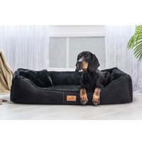 Tierlando FLOYD - Ultraweiches orthopädisches Hundebett High-Tech-Velours und Plüsch VISCO schwarz 1,2 m, 25 cm, 85 cm Tierlando FLOYD - Ultraweiches orthopädisches Hundebett High-Tech-Velours und Plüsch VISCO schwarz 1,2 m, 25 cm, 85 cm von Tierlando