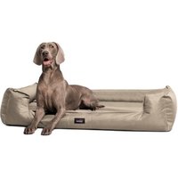 Tierlando GOOFY - Orthopädisches Hundebett aus Polyester inkl. Matratzenschoner beige 1,1 m, 22 cm, 90 cm von Tierlando