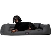 Tierlando GOOFY - Orthopädisches Hundebett aus Polyester inkl. Matratzenschoner schwarz/ graphit 1,1 m, 22 cm, 90 cm Tierlando GOOFY - Orthopädisches Hundebett aus Polyester inkl. Matratzenschoner schwarz/ graphit 1,1 m, 22 cm, 90 cm von Tierlando
