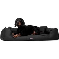 Tierlando GOOFY - Orthopädisches Hundebett aus Polyester inkl. Matratzenschoner schwarz 1,1 m, 22 cm, 90 cm von Tierlando