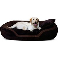 Tierlando Hundebett PHILIP SOFT Cord Velours 110 140 170cm XL XXL XXXL Hundesofa braun 1,1 m, 25 cm, 80 cm von Tierlando