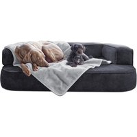 Tierlando LILLY flauschige Haustier- & Plüschdecke hellgrau XL von Tierlando