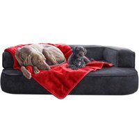 Tierlando LILLY flauschige Haustier- & Plüschdecke rot XL von Tierlando