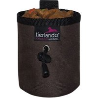 Tierlando LIO - doppellagiger Leckerlibeutel / Snackbeutel braun von Tierlando