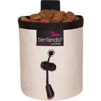 Tierlando LIO - doppellagiger Leckerlibeutel / Snackbeutel creme von Tierlando