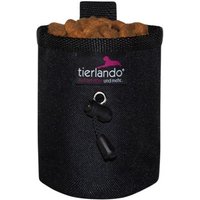 Tierlando LIO - doppellagiger Leckerlibeutel / Snackbeutel schwarz von Tierlando