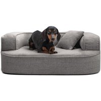 Tierlando LOTTE VISCO PLUS - Orthopädisches Hundesofa schwarz/ graphit 80 cm, 30 cm, 60 cm von Tierlando