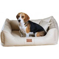 Tierlando MADDOX KOMFORT Hundebett Hundesofa Kunstleder S - XXL creme 1 m, 25 cm, 75 cm Tierlando MADDOX KOMFORT Hundebett Hundesofa Kunstleder S - XXL creme 1 m, 25 cm, 75 cm von Tierlando