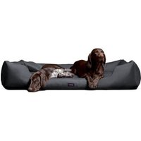 Tierlando MORITZ KOMFORT Hundebett Hundesofa M - XXXL 90 110 130 160 185 cm schwarz/ graphit 1,1 m, 25 cm, 90 cm von Tierlando