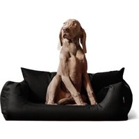 Tierlando NEMO Hundebett Hundesofa S M L Hundekorb Katzenbett 65 80 100cm schwarz 1 m, 25 cm, 80 cm von Tierlando