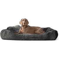 Tierlando PEDRO - Orthopädisches Hundebett mit kuscheligem Langflor schwarz/ graphit 1,6 m, 22 cm, 1,1 m Tierlando PEDRO - Orthopädisches Hundebett mit kuscheligem Langflor schwarz/ graphit 1,6 m, 22 cm, 1,1 m von Tierlando