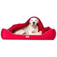 Tierlando RUDOLPH - Orthopädisches Hundebett inkl. Schonbezug mit Hundedecke dunkelrot 1,3 m, 25 cm, 1 m Tierlando RUDOLPH - Orthopädisches Hundebett inkl. Schonbezug mit Hundedecke dunkelrot 1,3 m, 25 cm, 1 m von Tierlando
