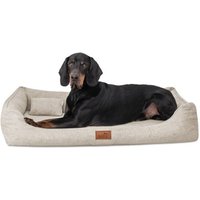 Tierlando WILLIAM Couture - Orthopädisches Hundebett creme 1,1 m, 22 cm, 85 cm von Tierlando