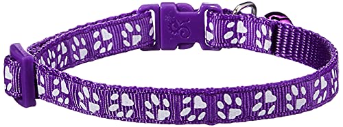 Halsband für Katzen und kleine Hunde, mit Glöckchen, Größenverstellbar, Lila Halsband für Katzen und kleine Hunde, mit Glöckchen, Größenverstellbar, Lila von Tierlieb L