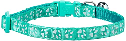 Halsband für Katzen und kleine Hunde, mit Glöckchen, Größenverstellbar, Türkis Halsband für Katzen und kleine Hunde, mit Glöckchen, Größenverstellbar, Türkis von Tierlieb L