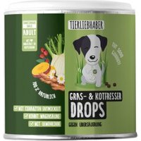 Tierliebhaber Gras- & Kotfresser Drops für Hunde 350g Tierliebhaber Gras- & Kotfresser Drops für Hunde 350g von Tierliebhaber