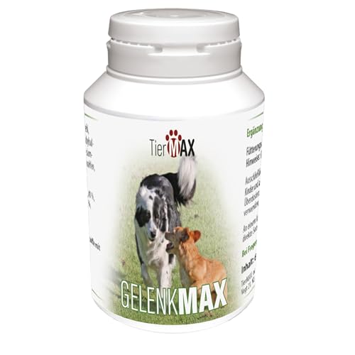 Tiermax GelenkMax für schmerzfreie Bewegung (60 Tabletten) – Unterstützt Hunde bei Arthrose & Hüftdysplasie – Natürliche Hilfe für Vierbeiner – Gelenktabletten Hund – Teufelskralle Hund von Tiermax