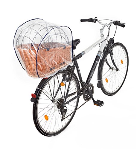 Tigana PVC FREI Regenhaube Regenschutzhaube für Hundefahrradkörbe in XL und XXL von Tigana
