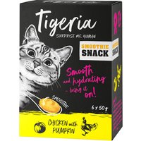 Sparpaket Tigeria Smoothie Snack 24 x 50 g - Huhn mit Kürbis von Tigeria