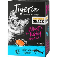 Sparpaket Tigeria Smoothie Snack 24 x 50 g - Thunfisch mit Tomate von Tigeria