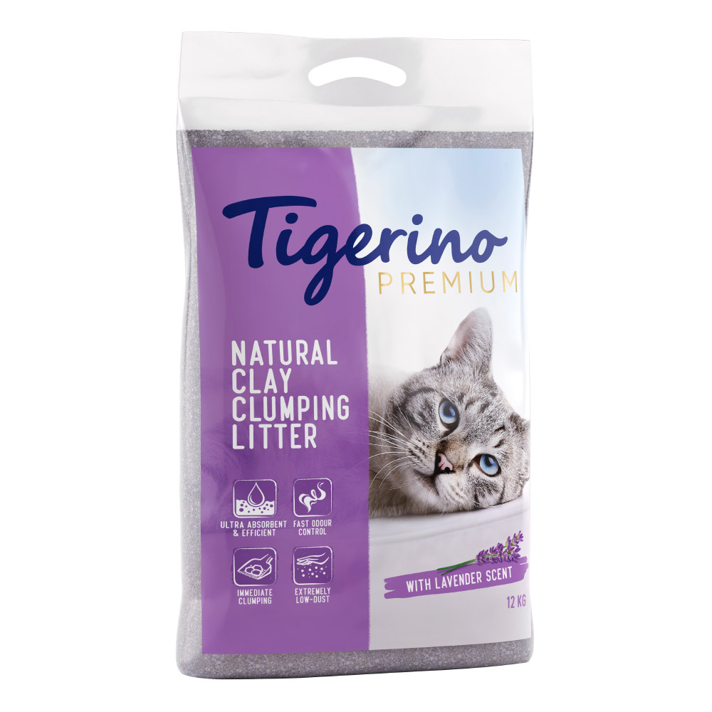 Sparpaket Tigerino Premium Katzenstreu 2 x 12 kg - Lavendelduft Sparpaket Tigerino Premium Katzenstreu 2 x 12 kg - Lavendelduft von Tigerino
