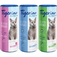 Probierpaket Tigerino Refresher Naturton-Deodorant für Katzenstreu - 3 x 700 g (3 Sorten gemischt) von Tigerino