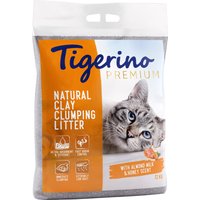Tigerino Premium Katzenstreu 2 x 12 kg - Sparpaket - Mandelmilch & Honig-Duft von Tigerino