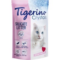 Tigerino Crystals klumpende Katzenstreu - Babypuderduft - 3 x 5 l von Tigerino
