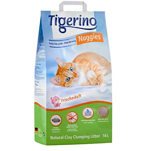 Nuggies Frishedult Katzenstreu, klumpend, frisch, 28 l von Tigerino