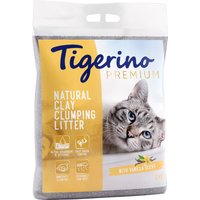 Tigerino Premium Katzenstreu - Vanilleduft - 12 kg von Tigerino