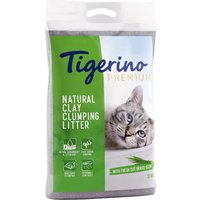 Tigerino Premium Katzenstreu - Frischegrasduft - 12 kg von Tigerino