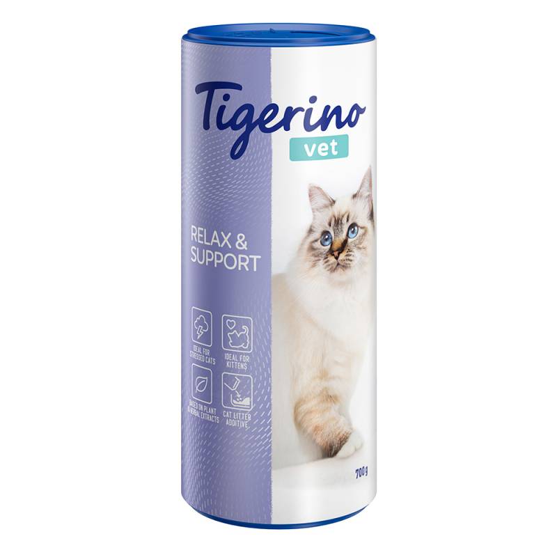 Tigerino VET Katzenstreu-Zusatz - Relax & Support - Sparpaket 2 x 700 g von Tigerino