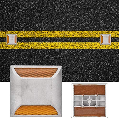 LED Reflective Spike Permanent Warnleuchte für Straßensicherheit Im Dunkeln, Geeignet für eine Straßenstraße, Autobahn, Pfad - Aluminiumgegossen/105 * 105 * 20 Mm LED Reflective Spike Permanent Warnleuchte für Straßensicherheit Im Dunkeln, Geeignet für eine Straßenstraße, Autobahn, Pfad - Aluminiumgegossen/105 * 105 * 20 Mm von Tihebeyan