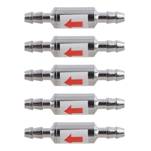 Tihebeyan 1 -Wege -Prüfventil Edelstahl CO2 Scheckventil Aquarium Verwenden 5pcs Pack von Tihebeyan