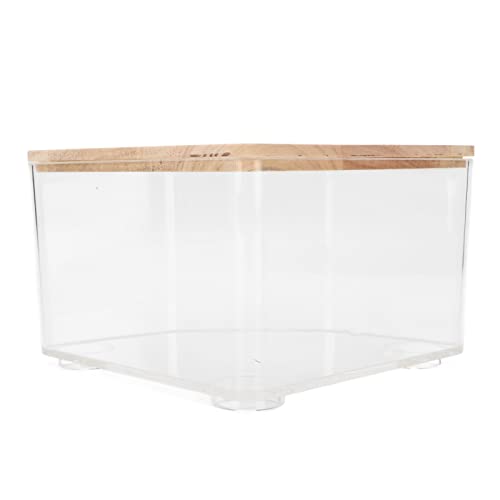 Tihebeyan Hamster Sandbadbox Langlebige Transparente Rechte Winkelventilatordesign für Kleine Tiere, die die Pflege von Vorräten Tihebeyan Hamster Sandbadbox Langlebige Transparente Rechte Winkelventilatordesign für Kleine Tiere, die die Pflege von Vorräten von Tihebeyan