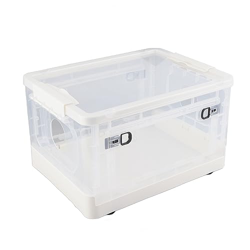 Tihebeyan Haustiertrocknerbox mit Großem Transparentem Raum Ultra Ruhig für das Schnelle Trocknen für Haare - Geeignet für Hunde und Katzen - Plastikgröße L (#3) von Tihebeyan