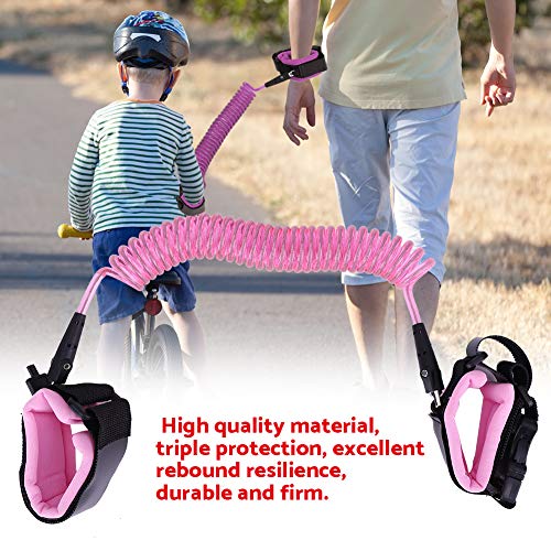 Tihebeyan Sicherheitsleine für mit Sicherheit von Sicherheitskurs, Anti -Lost -Handgelenk Leine für, Bequem und Atmungsaktiv, für die Gehenssicherheit Geeignet, mit Key Lock Einsatz (PINK) von Tihebeyan